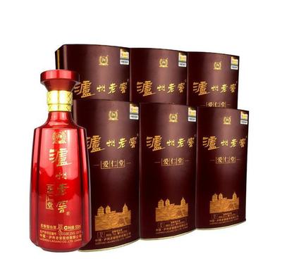 52度泸州老窖 爱仁堂A18 500ml 整箱装 浓香型白